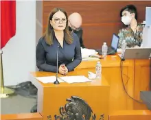  ?? /CORTESIA I GPPRI ?? Senadora Nuvia Mayorga