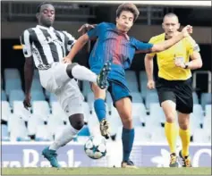  ??  ?? ESTA VEZ EN CASA. Los culés jugarán en el Mini ante el Atlético.