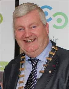  ??  ?? Cllr Paddy Kavanagh: praised for his year as Council Chairman.