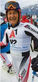  ??  ?? Sigi Jaritz ist der älteste Vorläufer im alpinen Weltcup