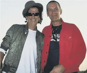  ?? ?? Keith Richards and Alan Clayton