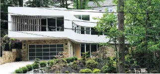  ?? KATHERINE FREY/WASHINGTON POST ?? Judy Herzog Murdock and Myron Murdock’s 5,900-square-foot, three-level house near Rock Creek Park in Washington, D.C., features special retreats for each of them.