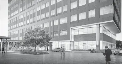  ?? Triten Real Estate Partners renderings ?? Triten Real Estate Partners is developing Lockton Place, an eight-story building at 3657 Briarpark. Lockton, a global insurance brokerage, has leased 120,000 square feet of the 187,000square-foot building.