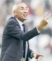  ??  ?? Edoardo Reja, 70 anni, allenatore dell’Atalanta