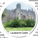  ??  ?? Laugharne Castle