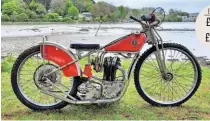  ??  ?? Left: 1933 Rudge speedway bike represent the era when the marque ruled the sport