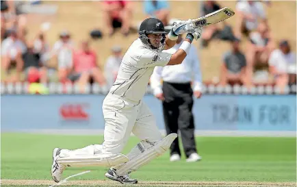  ?? HAGEN HOPKINS/GETTY IMAGES ?? Ross Taylor is out to equal Martin Crowe and Kane Williamson on 17 test centuries for New Zealand.