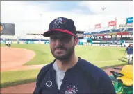  ?? David Borges / Hearst Connecticu­t Media ?? Milford’s Joe Zanghi boasts a 1.96 ERA out of Double-A Binghamton’s bullpen this season.