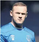  ??  ?? Everton’s Wayne Rooney.