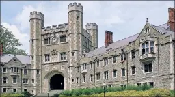  ?? ?? Not so idyllic now: The Ivy League campus is plagued with heinous hate.