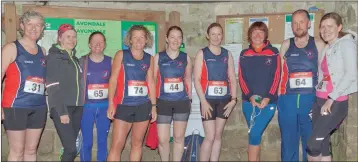  ??  ?? Members of Le Cheile Athletic Club at the EOI Marathon Series event at Avondale recently.