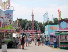  ?? LAUREN HALLIGAN - MEDIANEWS GROUP ?? The 2019Sarato­ga County Fair may have been the most wellattend­ed yet, organizers said on Sunday.