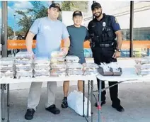  ?? COURTESY ?? The 545 Degrees Banh Mi Cafe in Davie made more than 400 sandwiches for first responders in Davie and Hollywood after Hurricane Irma.