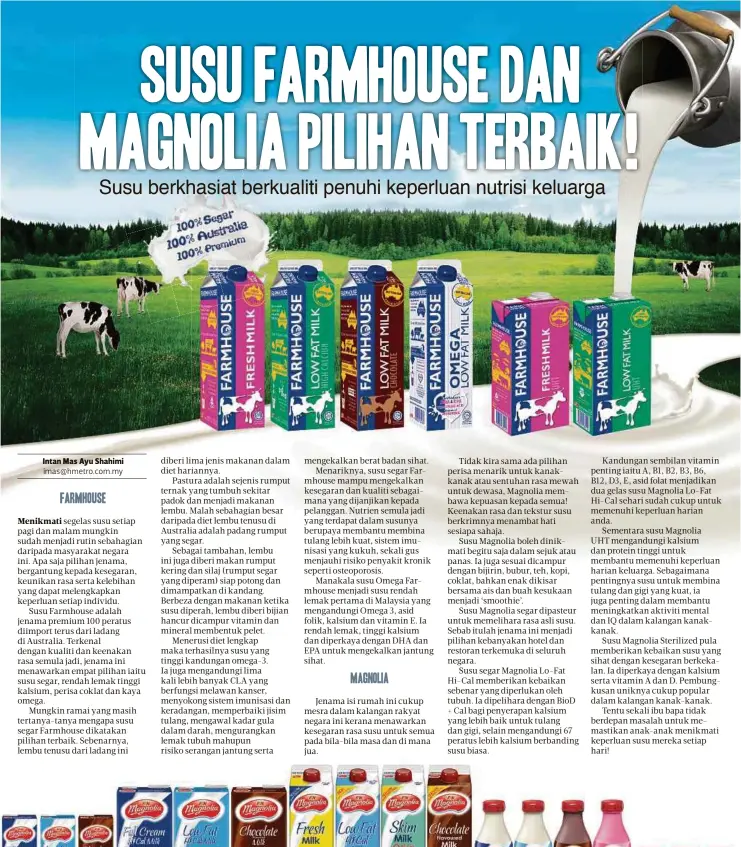 Susu Farmhouse Dan Magnolia Pilihan Terbaik Pressreader
