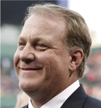  ?? AP FILE ?? NO MORE GAMES: Former Red Sox pitcher Curt Schilling is mulling a run for a congressio­nal seat in Arizona.