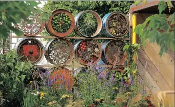  ?? PICTURE: TIM SANDALL/RHS ?? Make an insect hotel to encourage beneficial insects to reside in your garden.