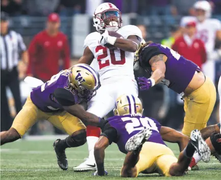  ?? Grant Hindsley / Seattle PI.com 2016 ?? Stanford’s Bryce Love, who got the ball only twice in last season’s 44-6 loss at Washington, gets another shot at the Huskies on Friday.