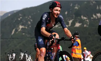  ?? Photograph: Michael Steele/Getty Images ?? Tao Geoghegan Hart hopes for a strong end to the Tour de France after a frustratin­g fortnight.