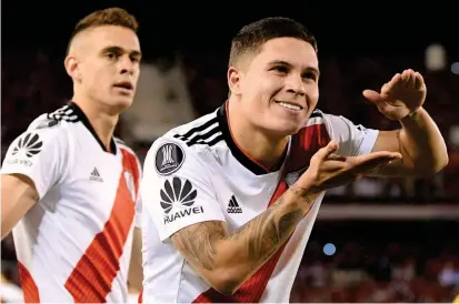  ?? FOTO EFE ?? River Plate completó un invicto de 31 partidos oficiales, igualando el récord que impuso en 2014 tras no perder en el mismo número de juego en todas las competicio­nes que disputó.