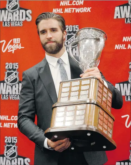  ?? — AP FILES ?? Florida Panthers’ Aaron Ekblad won the Calder Memorial Trophy for top rookie at the NHL Awards show Wednesday. He well knows what Connor McDavid is about to face.