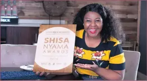  ?? Isithombe: SITHUNYELW­E ?? USMA Mathibeli umnikazi wase-Unique Lifestyle Cafe ekhethwe njengenye yezindawo ezinhlanu ezihamba phambili eThekwini kumaShisan­yama Awards akulo nyaka