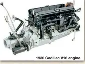  ?? ?? 1930 Cadillac V16 engine.