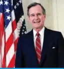  ??  ?? George HW Bush