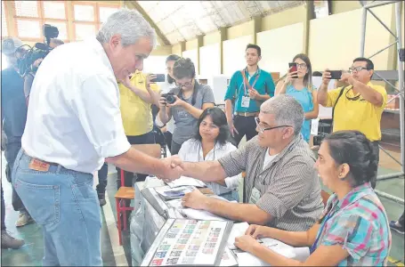  ??  ?? Fidel Zavala, candidato 1 de Patria Querida, será una de las novedades en el Congreso en el próximo periodo.