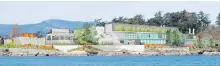  ??  ?? A rendering of the sewage-treatment plant coming to McLoughlin Point in Esquimalt.