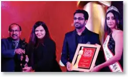  ??  ?? The award was given to Concept Travel &amp; Conference­s and, received by Vanessa Williams, Head, Business Developmen­t and Ashish Jagota, Executive Director