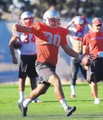  ?? ADOLPHE PIERRE-LOUIS/JOURNAL ?? UNM punter Corey Bojorquez is working toward a starting postition in the NFL after averaging 47.3 yards per punt as a senior.