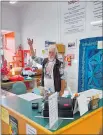  ??  ?? Hospice Kaipara Shop volunteer Ian is one of many Northlande­rs who love giving up their spare time to help others.
