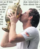  ??  ?? Major success: winning Wimbledon in 2016