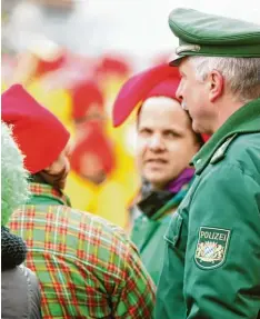  ?? Foto: Alexander Kaya ?? Die Polizei nimmt das Thema Sicherheit ernst und will „ein wachsames Auge“auf die Narren haben.