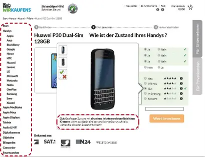  ??  ?? Die Seitenleis­te links stört etwas bei der Bewertung der Smartphone­s und bringt Unruhe auf die Seite. Mehr hätte es hingegen bei den Texten mit den Beschreibu­ngen sein dürfen, die doch arg knapp
gehalten sind.
