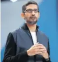  ??  ?? Sundar Pichai, šef Googlea