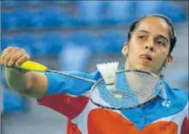  ?? AP ?? Saina Nehwal lost in the first round of All England Championsh­ip