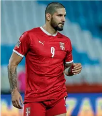  ??  ?? Record-chasing…Serbia’s Aleksandar Mitrovic