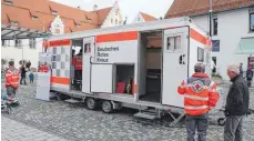  ?? FOTO: GERD MÄGERLE ?? Rund 90 000 Euro hat die mobile Sanitätswa­che des DRK-Kreisverba­nds Biberach gekostet.