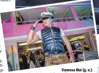  ??  ?? Vanessa Mai (g. o.) ist wieder voll fit; Schiff ahoi für VolksRock-’n’-Roller Andreas Gabalier