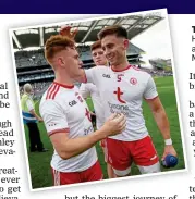  ??  ?? TOUGH: Padraig Hampsey in action and (left) with Conor Meyler in Croke Park