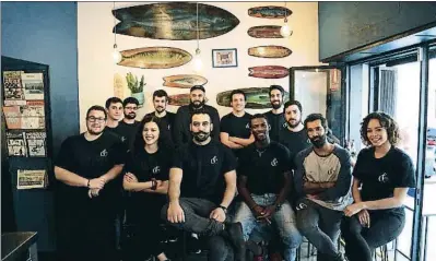  ?? CRISTINA GALLEGO ?? Tot l’equip del restaurant està format per gent molt jove, amb els germans Alam al capdavant