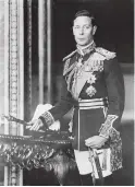  ??  ?? Bertram Park’s photograph of King George VI