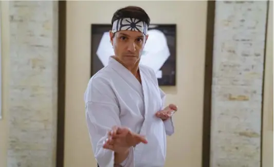  ?? ?? Ralph Macchio in “Cobra Kai”