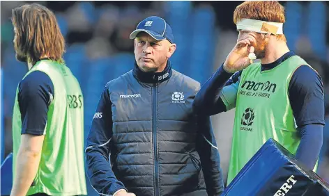  ??  ?? Scotland national coach Vern Cotter is determined to be prepared for any eventualit­y in the forthcomin­g 6 Nations.