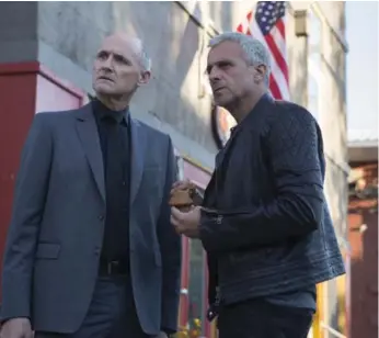  ?? EONE ?? Colm Feore and Patrick Huard, who are good friends off camera, insist they never even talked about making a sequel to the popular Bon Cop, Bad Cop movie until a few years ago.