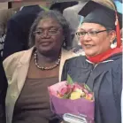  ?? FAMILY PHOTO ?? The Rev. Sharon Risher at her seminary graduation in Austin, Texas, in 2007 with her mother, Ethel Lee Lance.