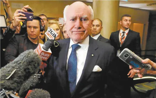  ??  ?? Former prime minister
John Howard.