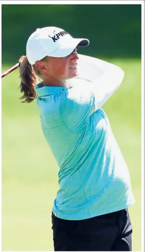  ?? — Reuters ?? One for the road: Stacy Lewis will play her last event before her maternity break at this week’s LPGA Marathon Classic.