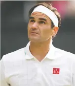  ?? PETER VAN DEN BERG/USA TODAY SPORTS FILES ?? Roger Federer posted a video to his Instagram account Sunday saying he is having surgery on his knee.